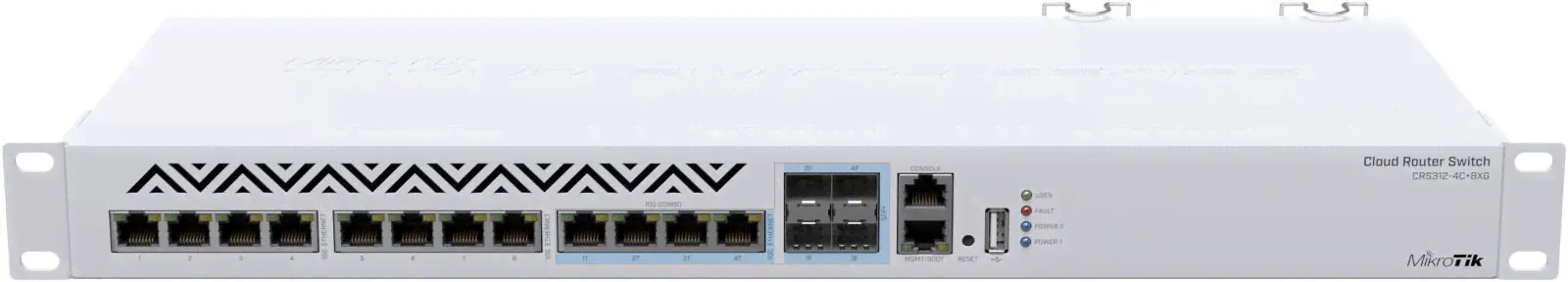Маршрутизатор MikroTik CRS312-4C+8XG-RM CRS312-4C+8XG-RM