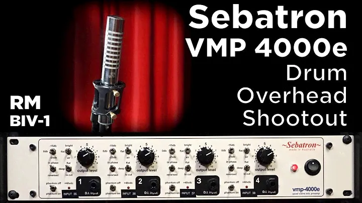 Sebatron VMP 4000e Drum Overhead Shootout - RM BIV-1 Ribbon