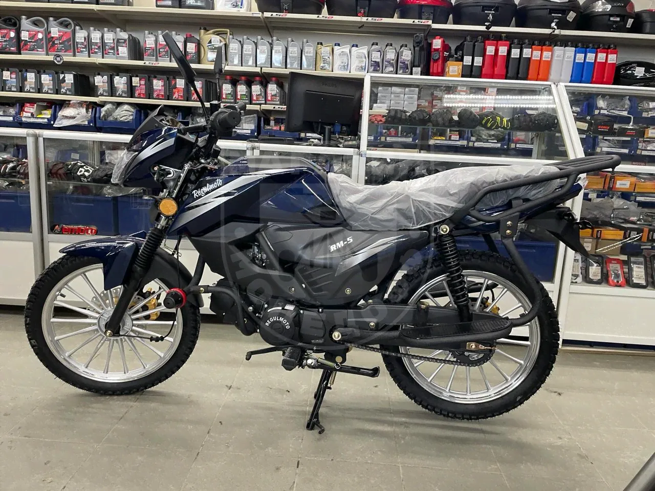 Мопед Regulmoto Alpha (RM-5) 49сс синий-0
