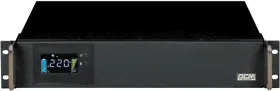 Источник бесперебойного питания Powercom King Pro RM KIN-1200AP LCD 720Вт 1200ВА черный