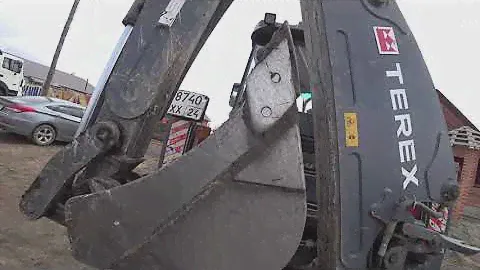 Краткий обзор TEREX TLB 815 RM Режим ковш Варим зубья