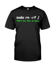 Sudo rm rf Shirt Classic T-Shirt - {size} Black