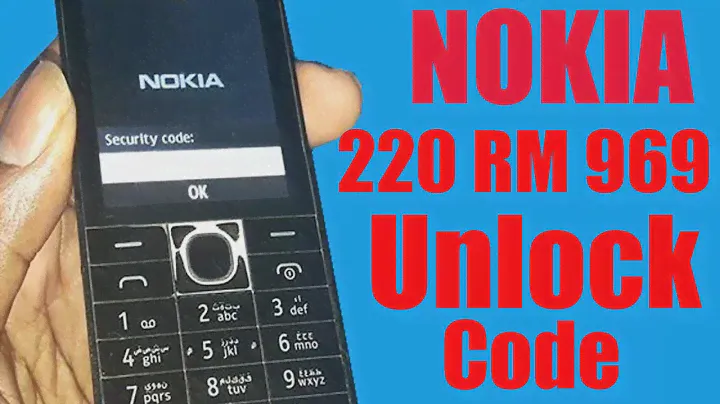 Nokia RM 969 Security Code Unlock || All KeyPad Nokia Unlock || Nokia Keypad Unlock Password ||
